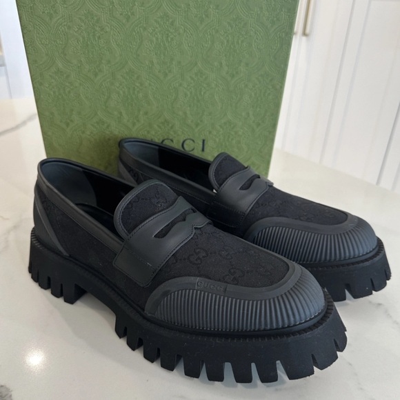 Gucci Maxi GG paneled loafers - Picture 2 of 9